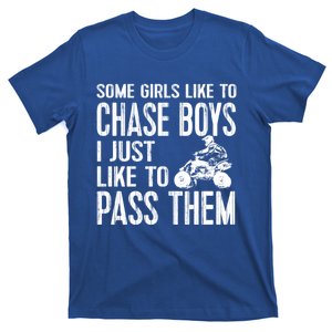 Ladies Quad Atv Utv 4 Wheeler Mudding Racing Great Gift Chase Cool Gift T-Shirt