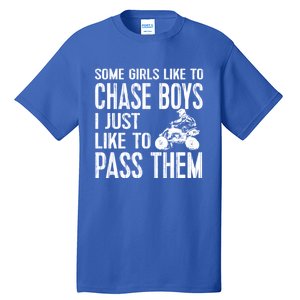 Ladies Quad Atv Utv 4 Wheeler Mudding Racing Great Gift Chase Cool Gift Tall T-Shirt