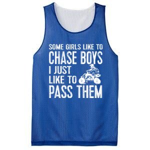 Ladies Quad Atv Utv 4 Wheeler Mudding Racing Great Gift Chase Cool Gift Mesh Reversible Basketball Jersey Tank