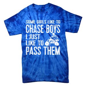 Ladies Quad Atv Utv 4 Wheeler Mudding Racing Great Gift Chase Cool Gift Tie-Dye T-Shirt