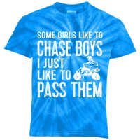 Ladies Quad Atv Utv 4 Wheeler Mudding Racing Great Gift Chase Cool Gift Kids Tie-Dye T-Shirt