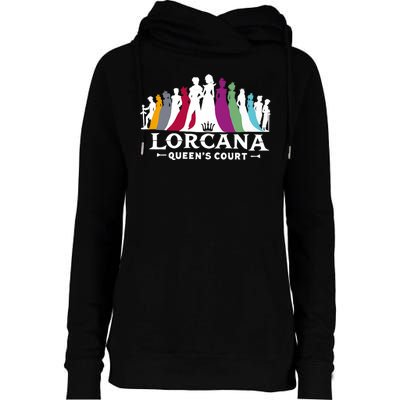 Lorcana Queens Court Womens Funnel Neck Pullover Hood