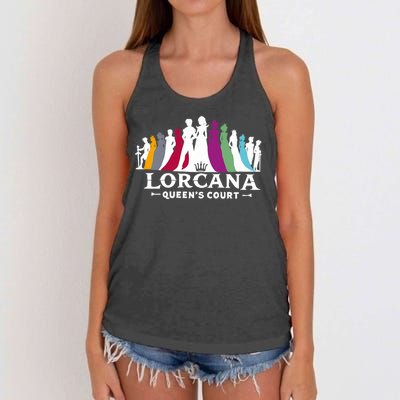 Lorcana Queens Court Women's Knotted Racerback Tank