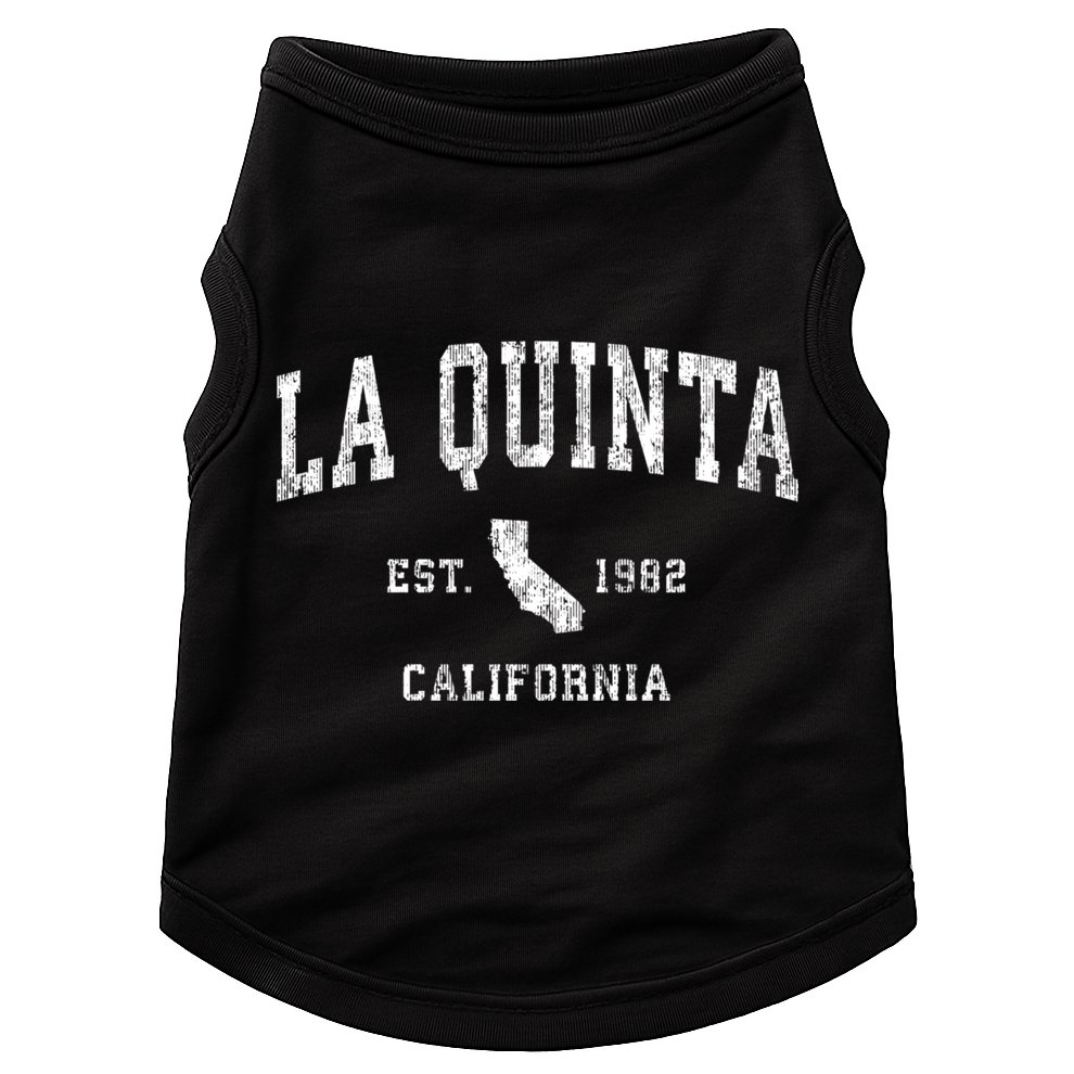 La Quinta California Ca Vintage Athletic Sports Doggie Tank