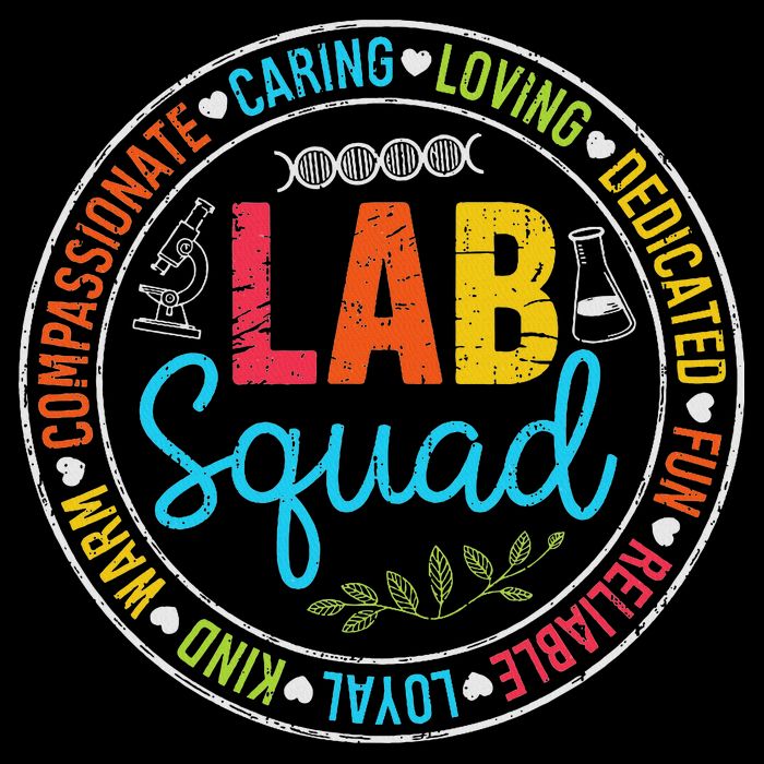 Lab Quad Crew Lab Week 2025 Laboratory Mls Mlt Lab Scientist Button