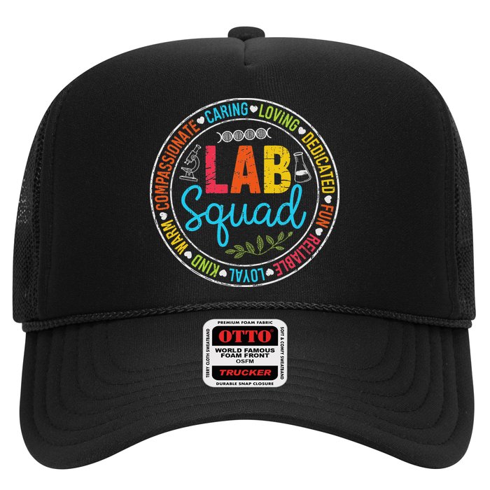 Lab Quad Crew Lab Week 2025 Laboratory Mls Mlt Lab Scientist Trucker Hat