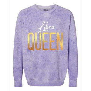 Libra Queen / Classy Libra Birthday Astrology Sign Gift Colorblast Crewneck Sweatshirt