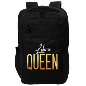 Libra Queen / Classy Libra Birthday Astrology Sign Gift Impact Tech Backpack