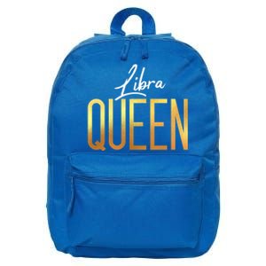 Libra Queen / Classy Libra Birthday Astrology Sign Gift 16 in Basic Backpack