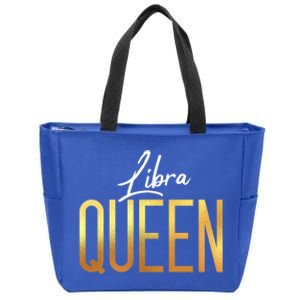 Libra Queen / Classy Libra Birthday Astrology Sign Gift Zip Tote Bag