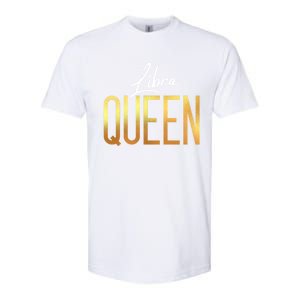 Libra Queen / Classy Libra Birthday Astrology Sign Gift Softstyle CVC T-Shirt