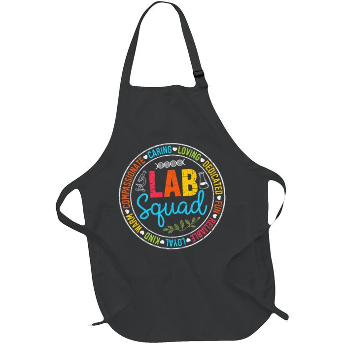 Lab Quad Crew Lab Week 2025 Laboratory Mls Mlt Lab Scientist Full-Length Apron With Pockets
