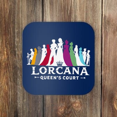 Lorcana QueenS Court Premium Coaster