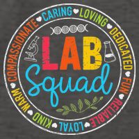 Lab Quad Crew Lab Week 2025 Laboratory MLS MLT Lab Scientist Gift Vector Backpack