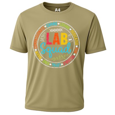 Lab Quad Crew Lab Week 2025 Laboratory MLS MLT Lab Scientist Gift Cooling Performance Crew T-Shirt