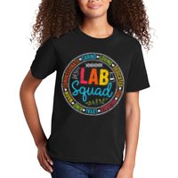 Lab Quad Crew Lab Week 2025 Laboratory MLS MLT Lab Kids T-Shirt