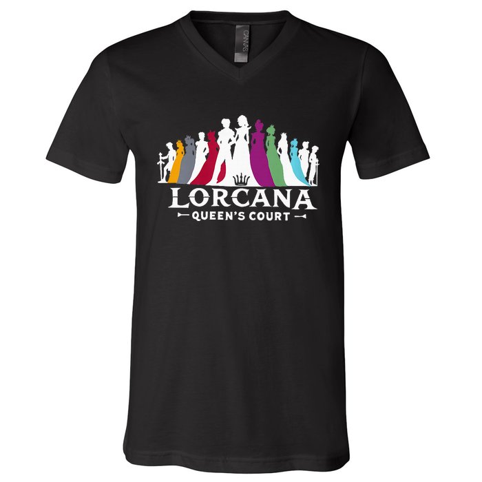 Lorcana QueenS Court V-Neck T-Shirt