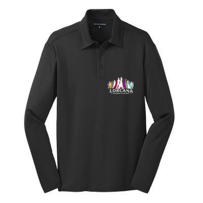 Lorcana QueenS Court Silk Touch Performance Long Sleeve Polo