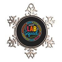 Lab Quad Crew Lab Week 2025 Laboratory MLS MLT Lab Scientist Metallic Star Ornament