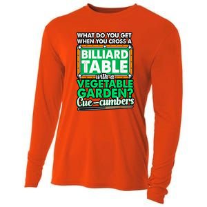 Lover Quote Humor Joke Pool Pun Funny Billiards Gift Cooling Performance Long Sleeve Crew