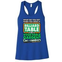 Lover Quote Humor Joke Pool Pun Funny Billiards Gift Women's Racerback Tank