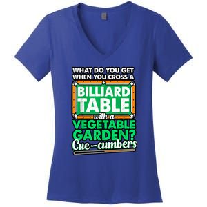 Lover Quote Humor Joke Pool Pun Funny Billiards Gift Women's V-Neck T-Shirt