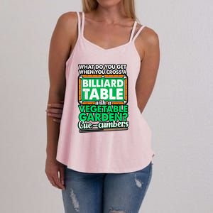 Lover Quote Humor Joke Pool Pun Funny Billiards Gift Women's Strappy Tank