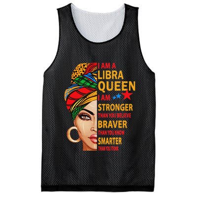 Libra Queen I Am Stronger Birthday Gift For Libra Zodiac Mesh Reversible Basketball Jersey Tank