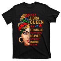 Libra queen I am stronger birthday gift for Libra zodiac T-Shirt