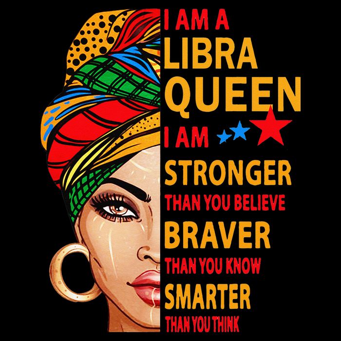 Libra queen I am stronger birthday gift for Libra zodiac T-Shirt