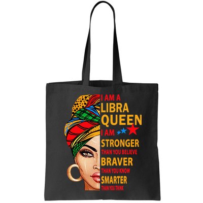 Libra queen I am stronger birthday gift for Libra zodiac Bag