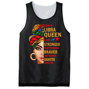 Libra queen I am stronger birthday gift for Libra zodiac Mesh Reversible Basketball Jersey Tank