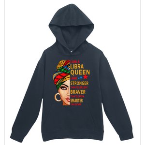 Libra queen I am stronger birthday gift for Libra zodiac Urban Pullover Hoodie