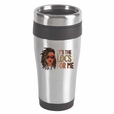 Locs Queen It Is The Locs For Black Woman Juneteenth 16oz Travel Tumbler