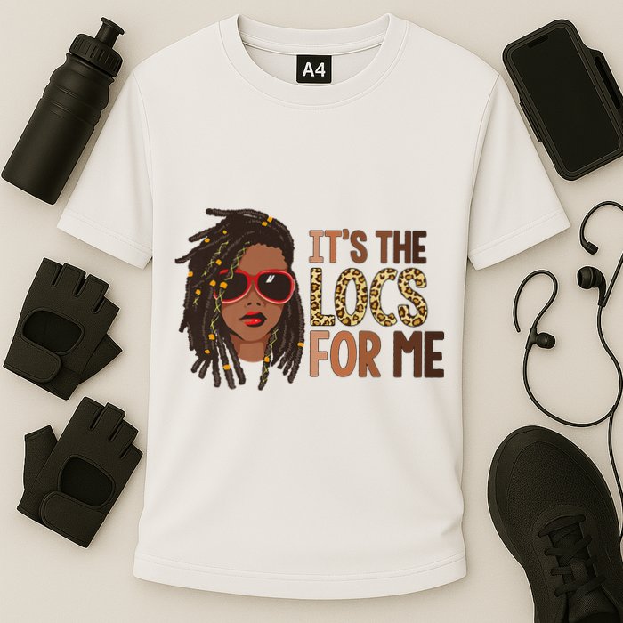 Locs Queen It Is The Locs For Black Woman Juneteenth Cooling Performance Crew T-Shirt