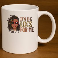 Locs Queen It Is The Locs For Black Woman Juneteenth 11oz C Handle Ceramic Mug