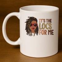 Locs Queen It Is The Locs For Black Woman Juneteenth 11oz C Handle Ceramic Mug