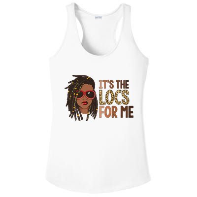 Locs Queen It Is The Locs For Black Woman Juneteenth Ladies PosiCharge Competitor Racerback Tank