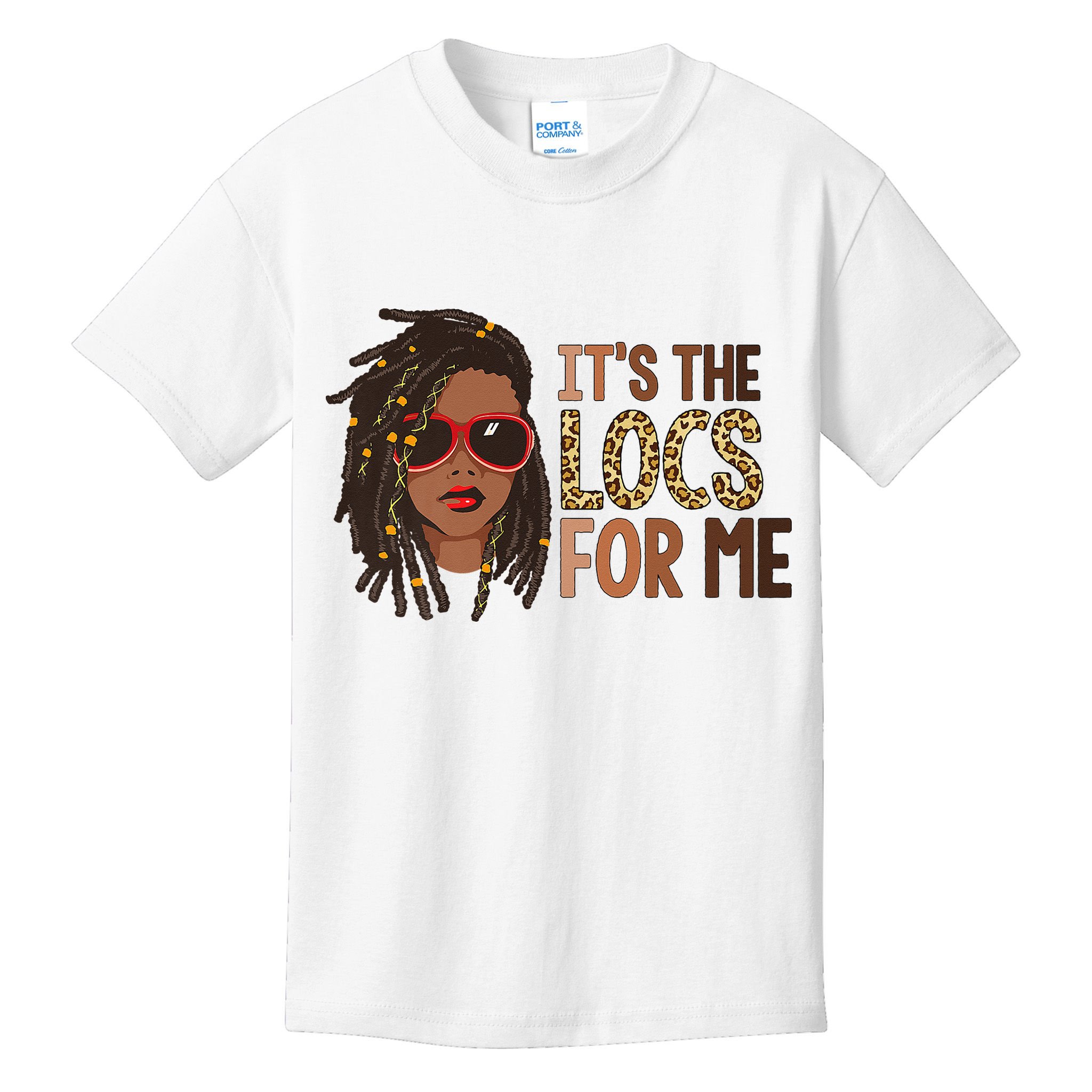 Locs Queen It Is The Locs For Black Woman Juneteenth Kids T-Shirt