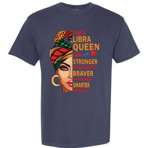 Libra Queen I Am Stronger Birthday Gift For Libra Zodiac Garment-Dyed Heavyweight T-Shirt