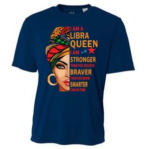 Libra Queen I Am Stronger Birthday Gift For Libra Zodiac Cooling Performance Crew T-Shirt