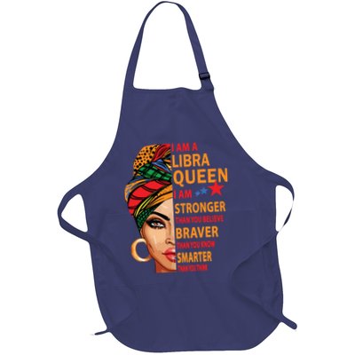 Libra Queen I Am Stronger Birthday Gift For Libra Zodiac Apron