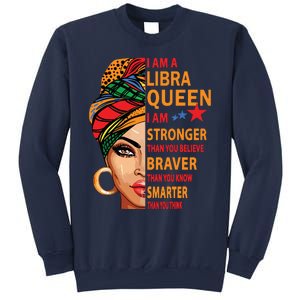 Libra Queen I Am Stronger Birthday Gift For Libra Zodiac Sweatshirt