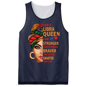 Libra Queen I Am Stronger Birthday Gift For Libra Zodiac Mesh Reversible Basketball Jersey Tank