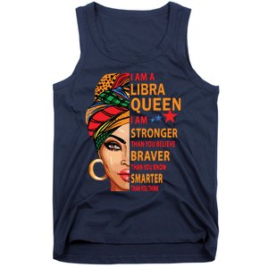 Libra Queen I Am Stronger Birthday Gift For Libra Zodiac Tank Top