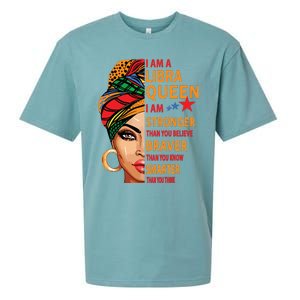 Libra Queen I Am Stronger Birthday Gift For Libra Zodiac Sueded Cloud Jersey T-Shirt