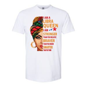 Libra Queen I Am Stronger Birthday Gift For Libra Zodiac Softstyle CVC T-Shirt