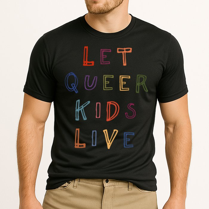 Let Queer K.I.D.S Live Protect Non Binary Cooling Performance Crew T-Shirt