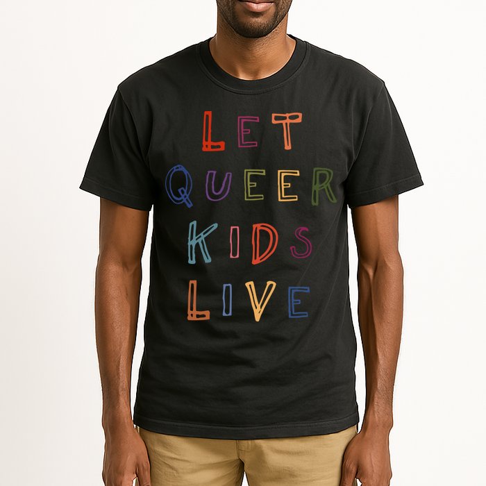 Let Queer K.I.D.S Live Protect Non Binary Tall T-Shirt