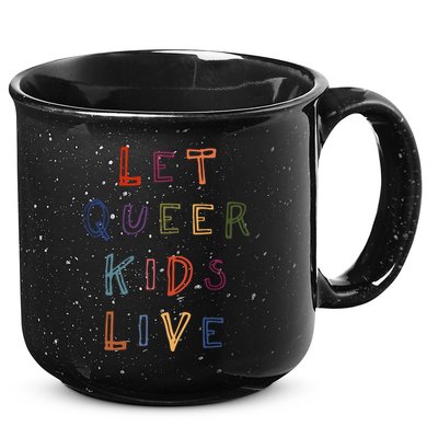 Let Queer K.I.D.S Live Protect Non Binary 15oz Campfire Ceramic Mug